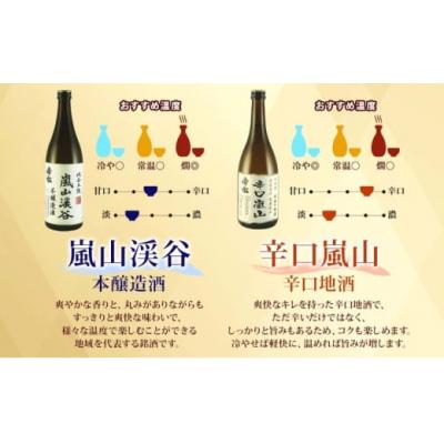 ふるさと納税 嵐山町 地酒3本セット　「純米吟醸武蔵嵐山」「本醸造嵐山渓谷」「辛口嵐山」[No.5755-0259] |  | 01