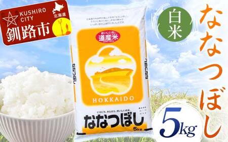 【期間限定！寄附額改定↓！】【令和7年度産】 ななつぼし 5kg 白米 北海道産 米 コメ こめ お米 通常発送 F5F-0161