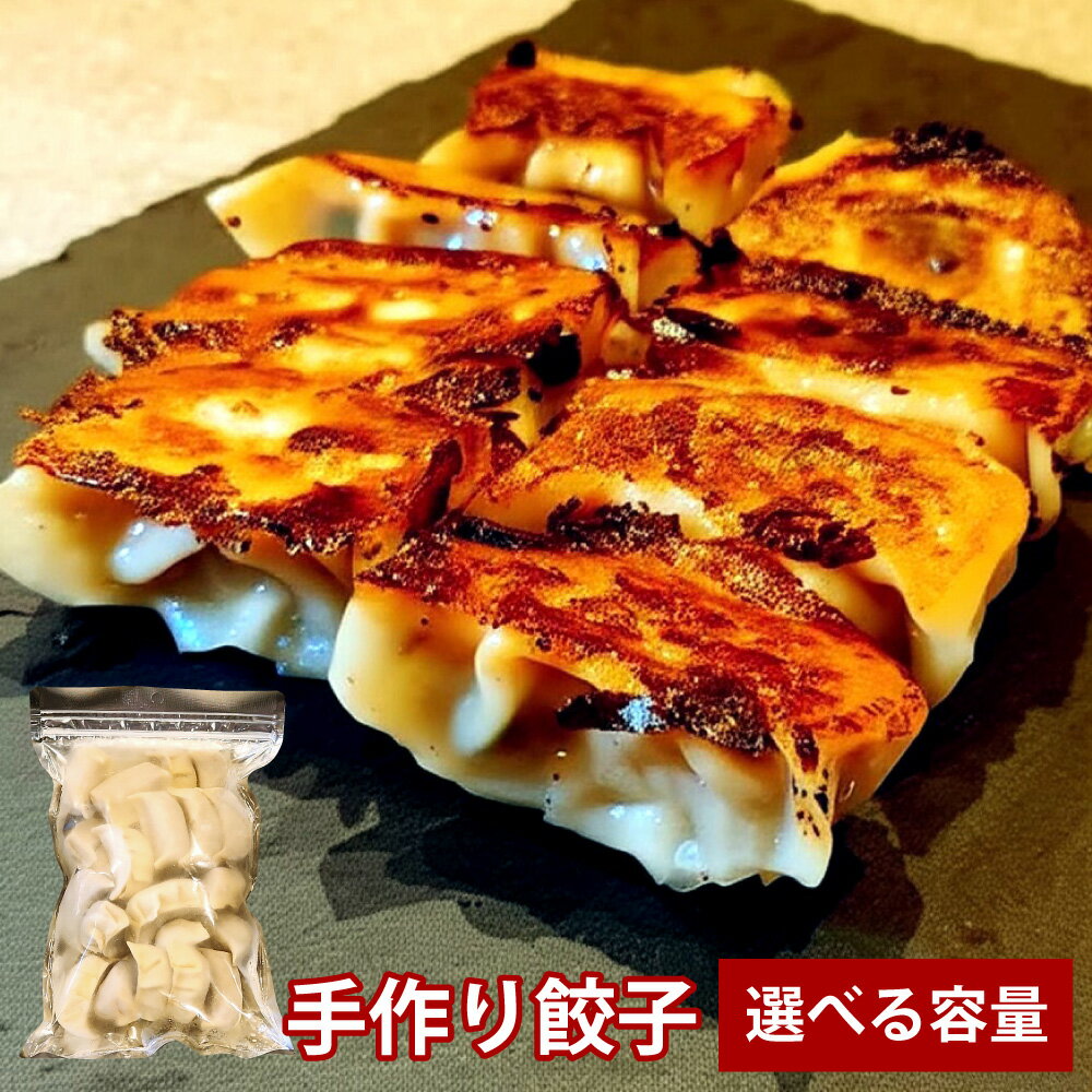 【ふるさと納税】＜選べる内容量＞自家製野菜を使った中華料理屋さんの手作り餃子 1袋あたり25個 1袋・2袋・4袋 25個 計50個 計100個 焼き餃子 ぎょうざ ギョーザ 中華 惣菜 おかず ご飯のお供 冷凍 大分県産 国産 大分県 竹田市 送料無料