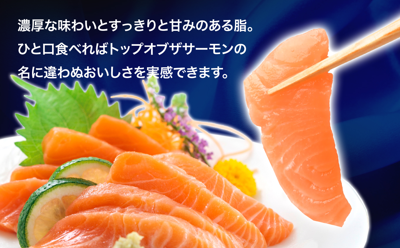 アイスバーグサーモン(アトランティックサーモン) 約200g(約200g×1袋) | サーモン ふるさと納税 サケ さけ しゃけ 刺し身 お刺身 個包装 さかな 魚介類 寿司【DK006-200g】