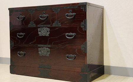 32民芸チェスト 二の三 《創業明治2年 田中家具 謹製》 家具 伝統 暮らし インテリア 人気 ランキング おすすめ ギフト 故郷 ふるさと 納税 福島 ふくしま 二本松市 送料無料 【田中家具】