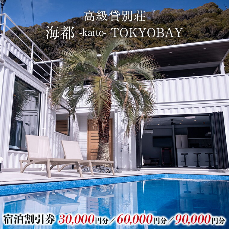 【ふるさと納税】宿泊 割引 券 おすすめ 貸別荘 海都 -kaito- TOKYOBAY チケット 高級 30000円分 3万円分 60000円分 6万円分 90000円分 9万円分 旅行 旅 別荘 プール サウナ バーベキュー BBQ 1日1組 貸切 贅沢 至福 極上 豪華 ラグジュアリー プライベート 房総 東京湾