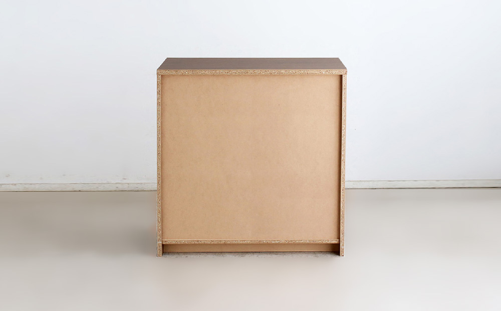 【東馬家具】カンザス 90チェスト BR【木目 天然素材 6段 グラデーション 収納力 上質 棚 完成品】(H060635)