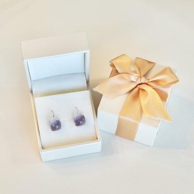 ふるさと納税 甲府市 【ジュエリー】K18WG ホワイトゴールド ピンクアメシスト ピアス 保証書付 SIA-2655 |  | 03