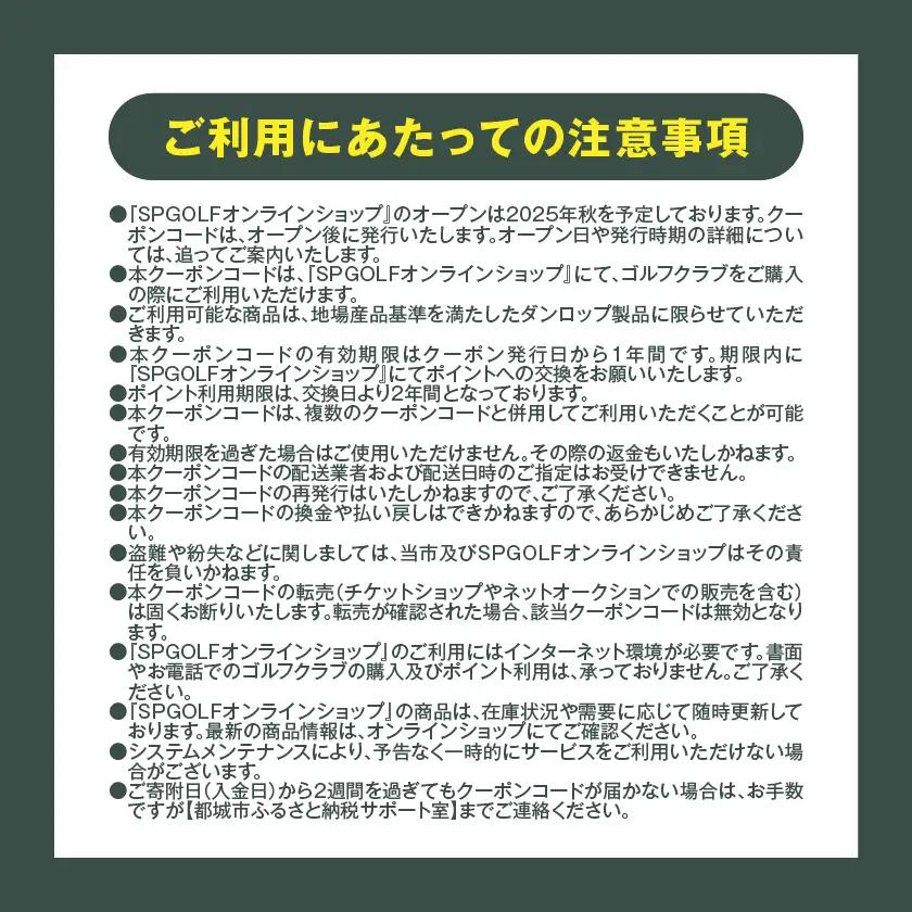 ゴルフクラブ購入補助券 3,000円〔GC-C701〕_(都城市) ダンロップ ゼクシオ スリクソン クリーブランド チケット クーポン 購入補助券 アイアン ドライバー フェアウェイウッド ハイブリ