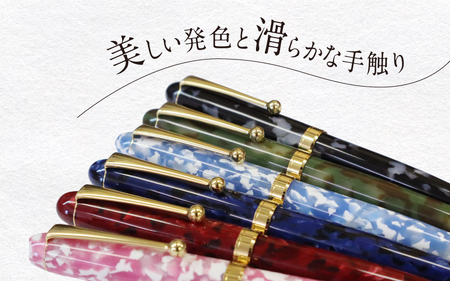 (赤)「大西製作所」本格手作りボールペンB-700