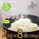 【ふるさと納税】令和5年産たかすタロファーム真空パック（ゆめぴりか精白米・2kg×8袋セット）