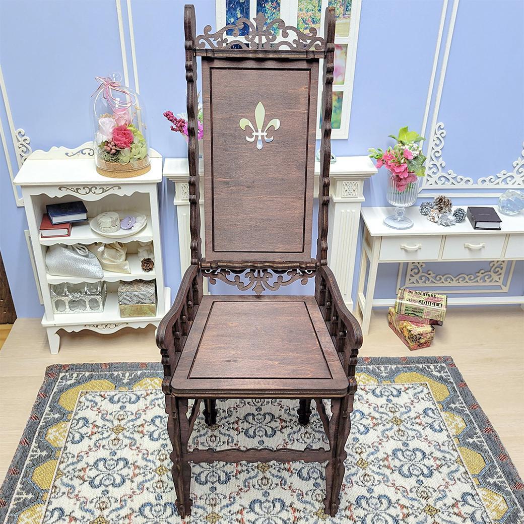 【ふるさと納税】50cm～60cmドール 用ハイバックチェア【カラーをお選びいただけます】 | インテリア クラフト 民芸 人気 おすすめ 送料無料