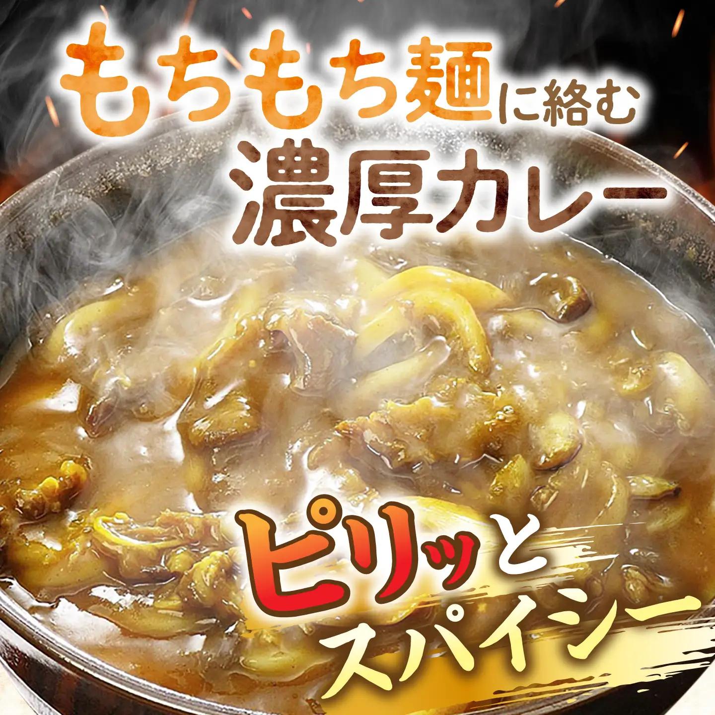 【全3回定期便】カレーうどん 8食 [VAI064] カレーうどん