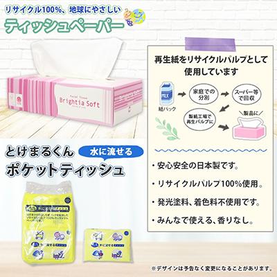 ふるさと納税 倶知安町 【2ヵ月毎定期便】トイレットペーパー ダブル 12ロール ティッシュ 5箱 ポケット 12個 全6回 |  | 02