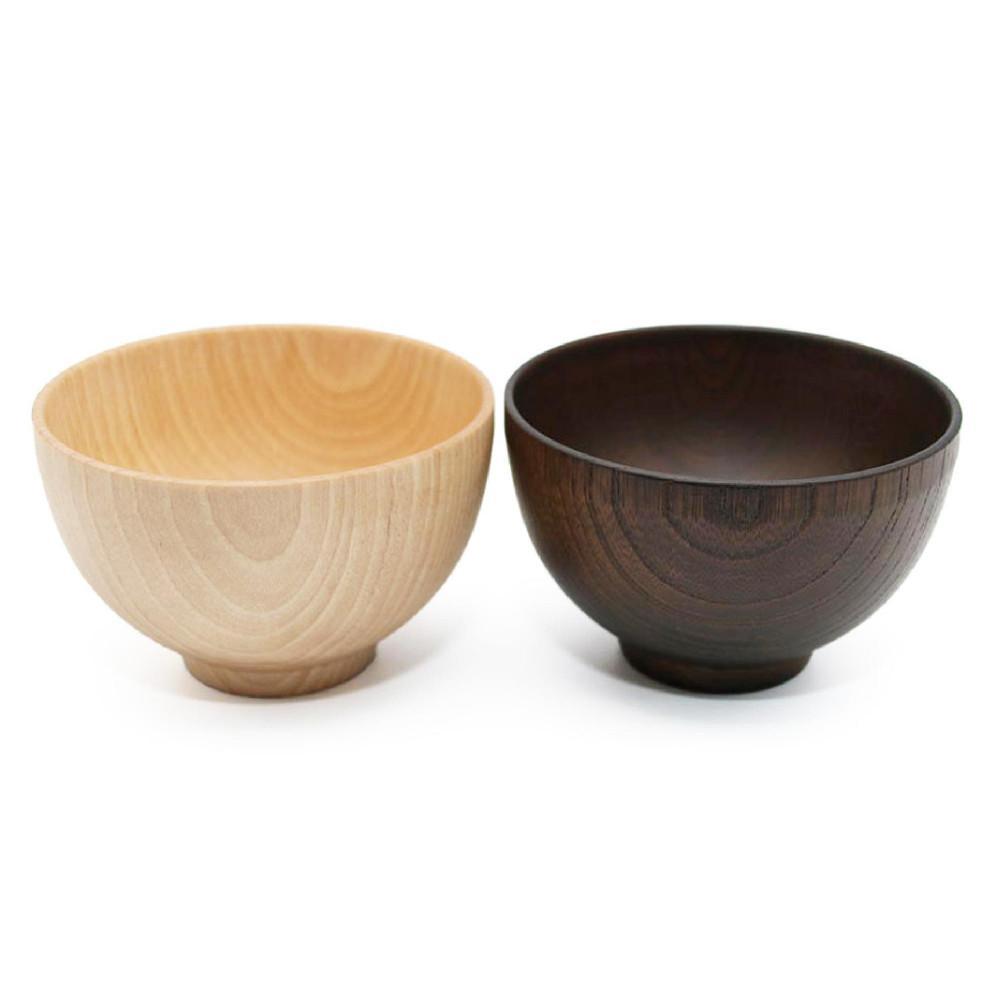 【ふるさと納税】けやき シフォンスープボール（S） ペアNA/DBR【TN182】 | 汁椀食器 椀 碗 日用品 人気 おすすめ 送料無料