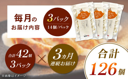 【全3回定期便】【3パック】餃子屋ヒロの ほんのりにんにく餃子【餃子屋ヒロ】開成町 餃子 点心 惣菜 冷凍[BDAS013]
