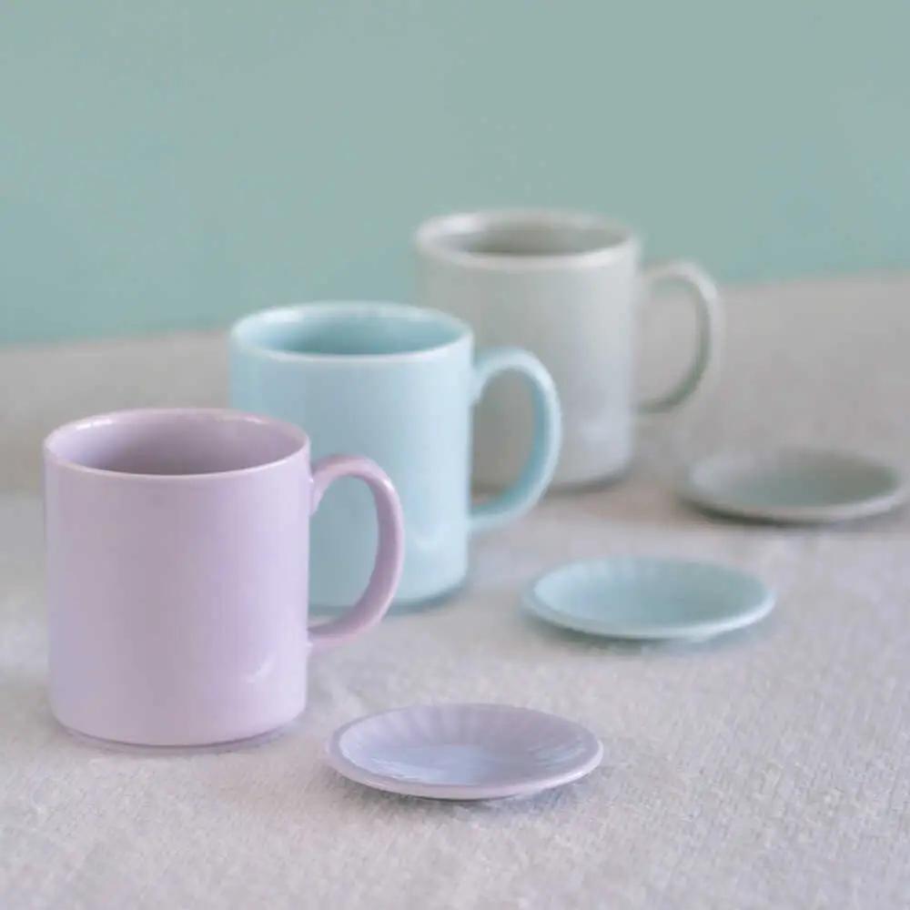 【波佐見焼】TEA TRIO SS蓋付マグ　〈lilac〉 1点【西海陶器】[OA464]
