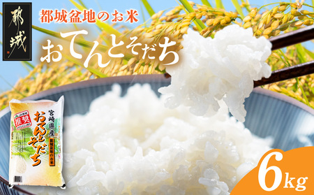 都城盆地のお米「おてんとそだち」6kg(3kg×2袋)_MJ-15-006-6kg_(都城市) 都城産 お米 6kg 