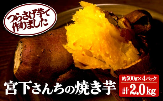 B2-2135／宮下さんちの【幻のつらさげ芋】の焼き芋 2kg