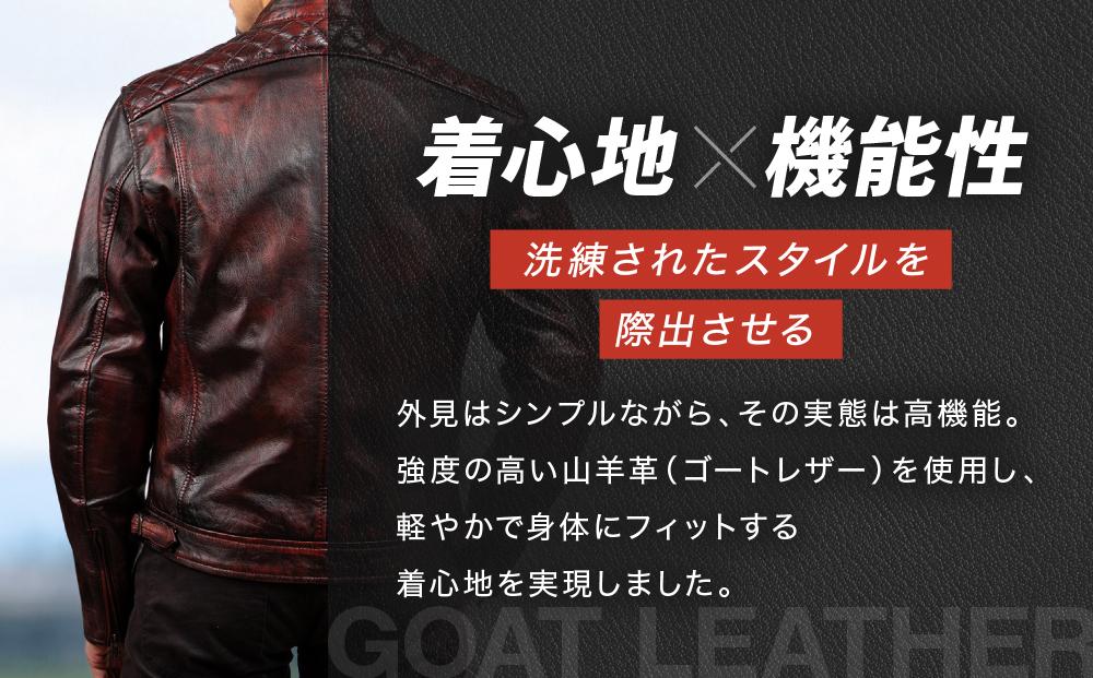 【デグナー】クラシックジャケット ワイン〈2XLサイズ〉18SJ-6F［ 京都 バイクギア ジャケット 人気 おすすめ 革 レザー ツーリング ライダー バイカー バイク ブランド メーカー ギア パ