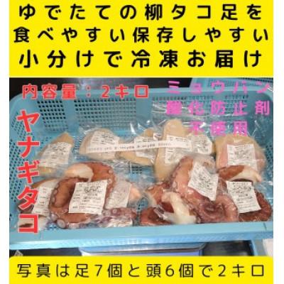 ふるさと納税 白老町 浜ゆでたこ 計2000g 北海道白老町産
