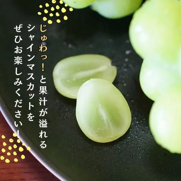 【先行予約】 シャインマスカット 1房500g | 新潟県 シャインマスカット