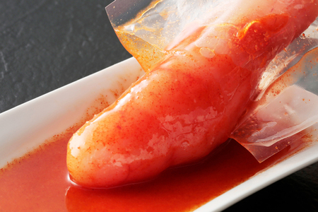 かねふく 太っ腹 からし 明太子 一本づつ 個包装 450g 無着色 ギフト 対応 ラッピング めんたいこ 冷凍_AM042