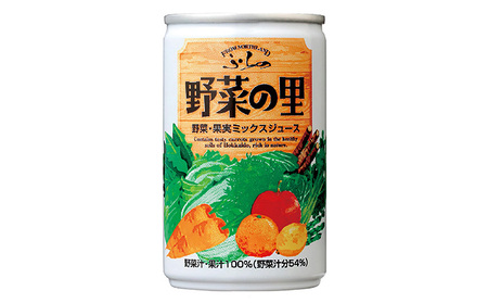 【ふるなびWEEK対象】ふらの 野菜の里 160g×30本入　野菜 果物 ミックスジュース ( ジュース 野菜ジュース 飲み物 缶 北海道 送料無料 道産 富良野市 ふらの )
