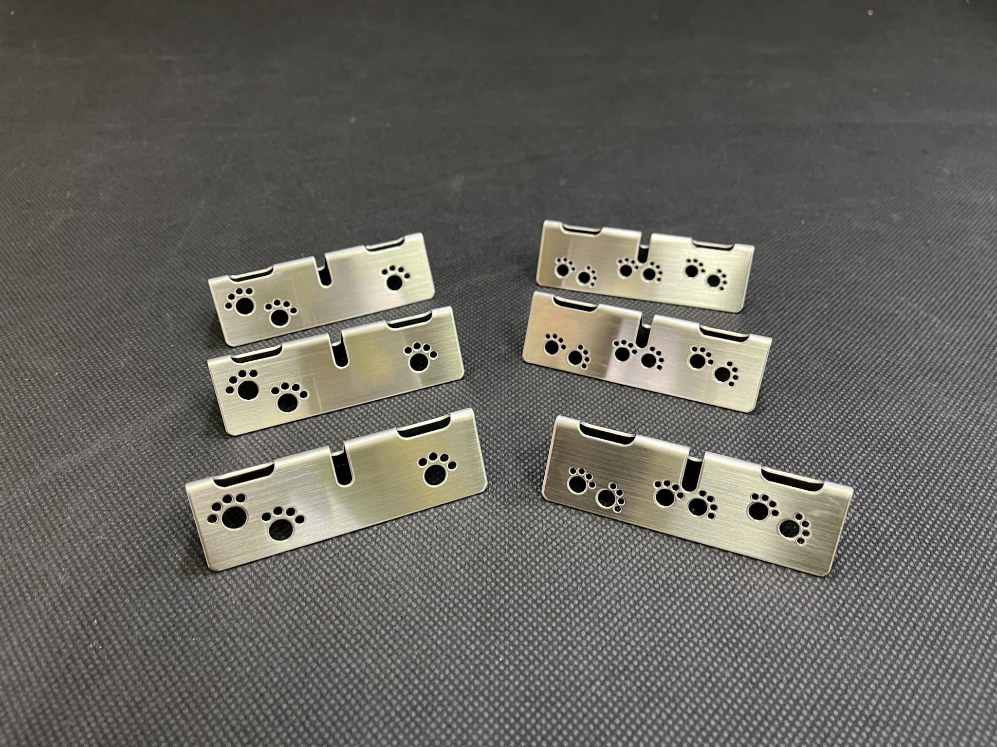 【ふるさと納税】ステンレス製カトラリーレスト　わんぱんち　6個セット