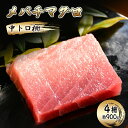 【ふるさと納税】メバチマグロ 中トロ柵 4柵（約900g）【配送不可：離島】【 まぐろ 刺身 冷凍 中トロ 】　島田市