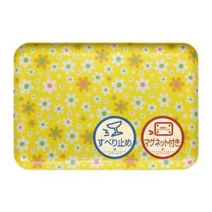TATSU-CRAFT マグネットトレー L 39cm マーチ YE イエロー すべり止め付き ［Tk1124］