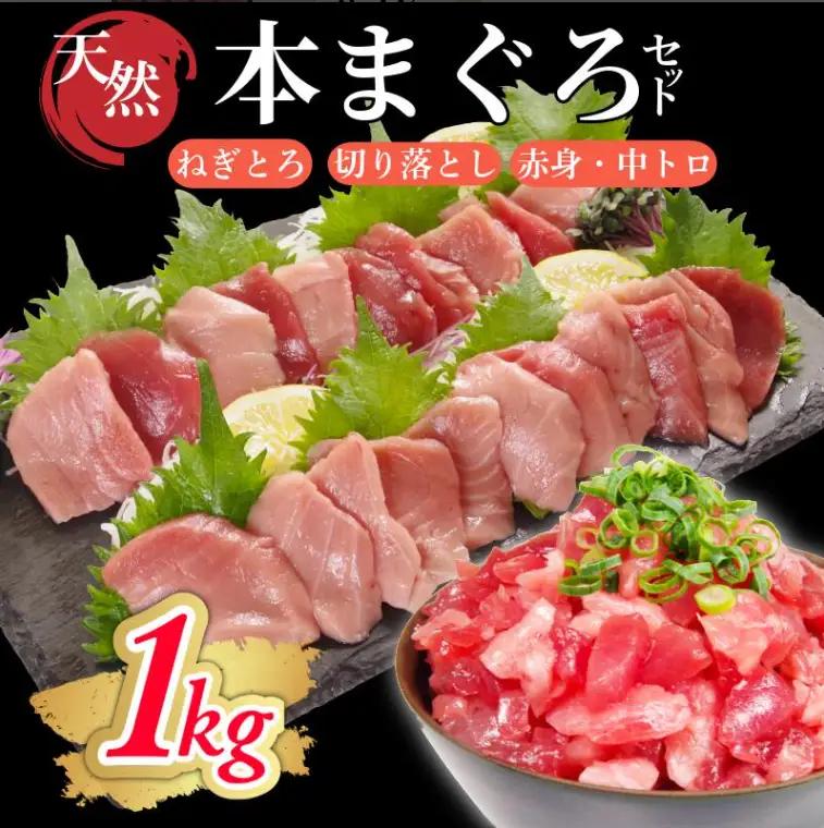 天然本マグロ セット 1kg(100g×10P） まぐろ ネギトロ