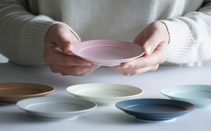 【波佐見焼】DAILY MAT シリーズ リム 小皿 6枚セット【永峰製磁】【eiho】 [RA46]