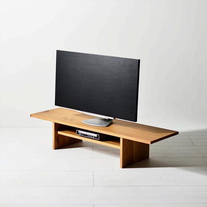 【ふるさと納税】シンプルでおしゃれなテレビボード　konojiTVボード120／オーク　テレビ台　無垢材　天然木　ロータイプ　完成品　ローボード　ローテーブル　センターテーブル　パソコンデスク　本棚 | 家具 ファニチャー 人気 おすすめ 送料無料