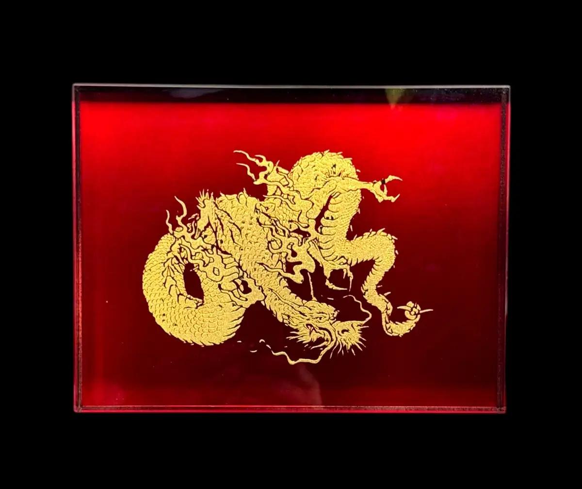すし下駄 龍 赤溜 ［NF294］