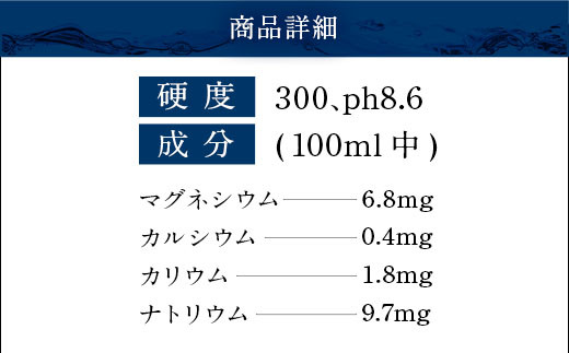 硬水 ミネラルウォーター マグナ 300-500ml ( 48本 セット )