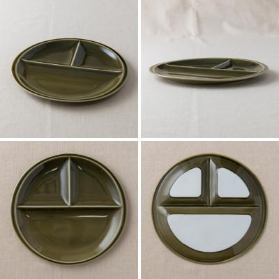 ふるさと納税 瑞浪市 【2枚SET】美濃焼 titto ランチプレート 丸 オリーブ 小田陶器 |  | 02