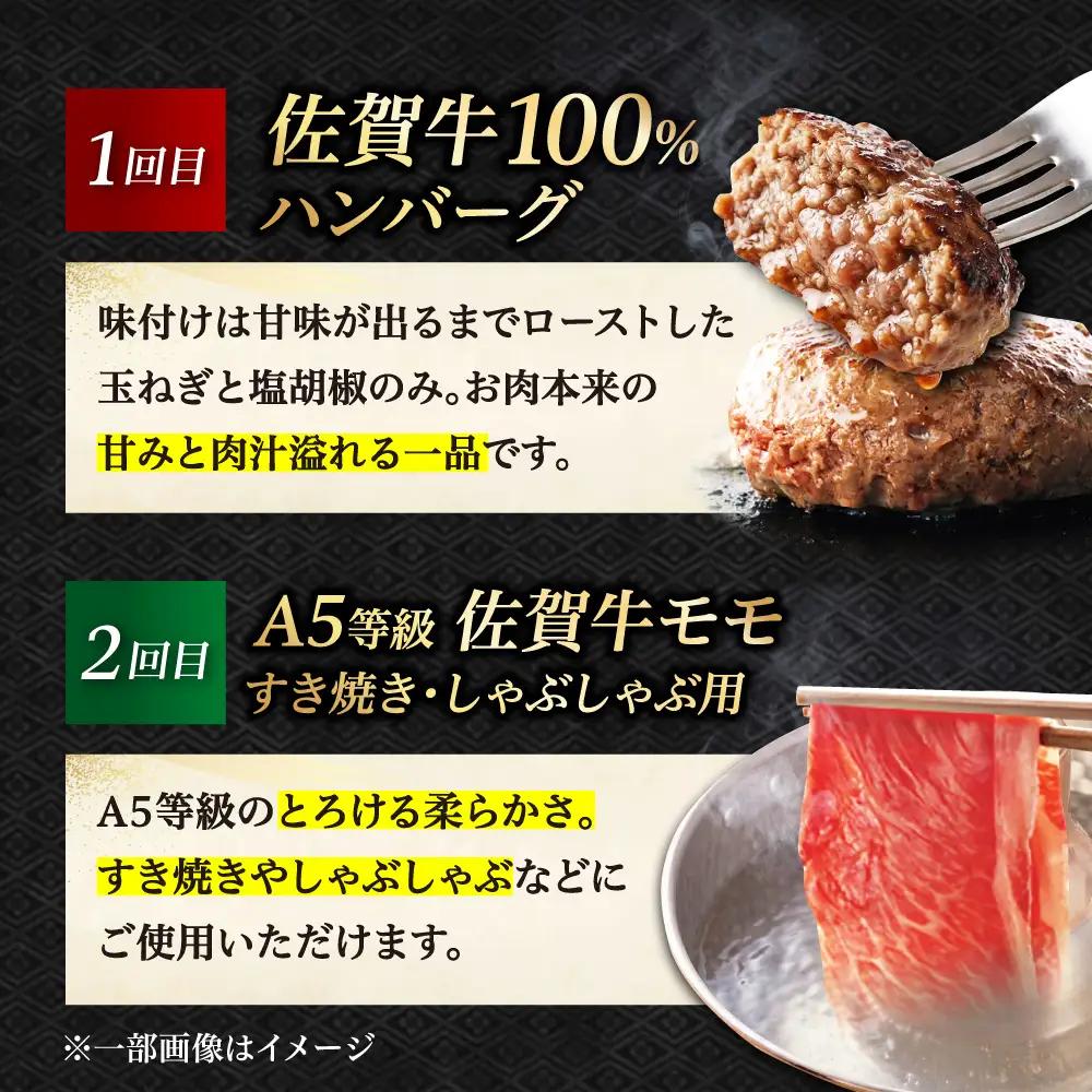 【4回定期便】佐賀牛プレミアム定期便（寄附金額 10万円コース）/ナチュラルフーズ[UBH125]