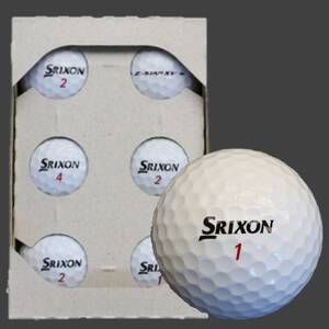 ロストボール　6個×2　【Z-STAR・Z-STAR XV 白 シリーズ】(色指定不可)他メーカーあり ゴルフ ゴルフボール ボール洗浄選別済み 練習用 カラーボール カラフル 送料無料