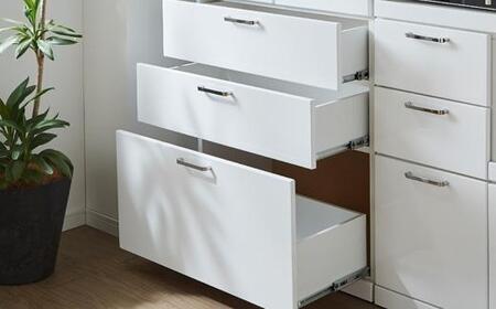 食器棚 トスティ 鏡面ホワイト 幅60cm オープンダイニングボード【開梱設置】