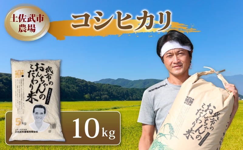 
            コシヒカリ 10キロ 10㎏ 数量限定 米 コメ お米 精米 ご飯 おにぎり こめ ライス 令和7年度 農家直送 産地直送 白米 ふるさと納税 高知県 南国市
          