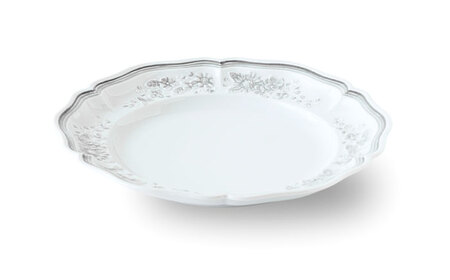 【波佐見焼】ombre de fleur ブーケプレート palette gray 2枚セット【翔芳窯】[FE528]