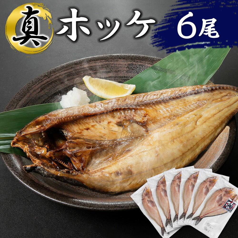 【ふるさと納税】 北海道 十勝 新得町 真ホッケ 干物 6尾 乳酸菌ヒモノ ホエー漬け SDGs 山のひもの屋さん ホッケ ほっけ 海鮮 魚 ひもの ヒモノ 送料無料 北海道産 【H-2002】