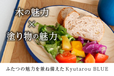 Kyutarou BLUE 片面丸皿 スタンダード