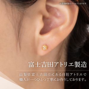 ピアス K18ポスト ピアス スターモチーフ シルバー jk191-1 アクセサリー