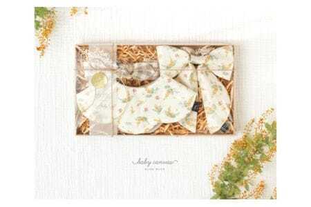 ベビーアイテムギフトセット mimosa ／ 赤ちゃん 出産祝い プレゼント スタイ 山口県 No.109