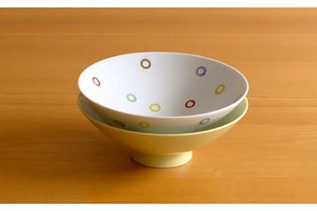 【白山陶器】やや大ぶりな浅めのお茶わん「平茶わん」 ペアセット 茶碗  食器 皿 【波佐見焼】[TA125] 波佐見焼