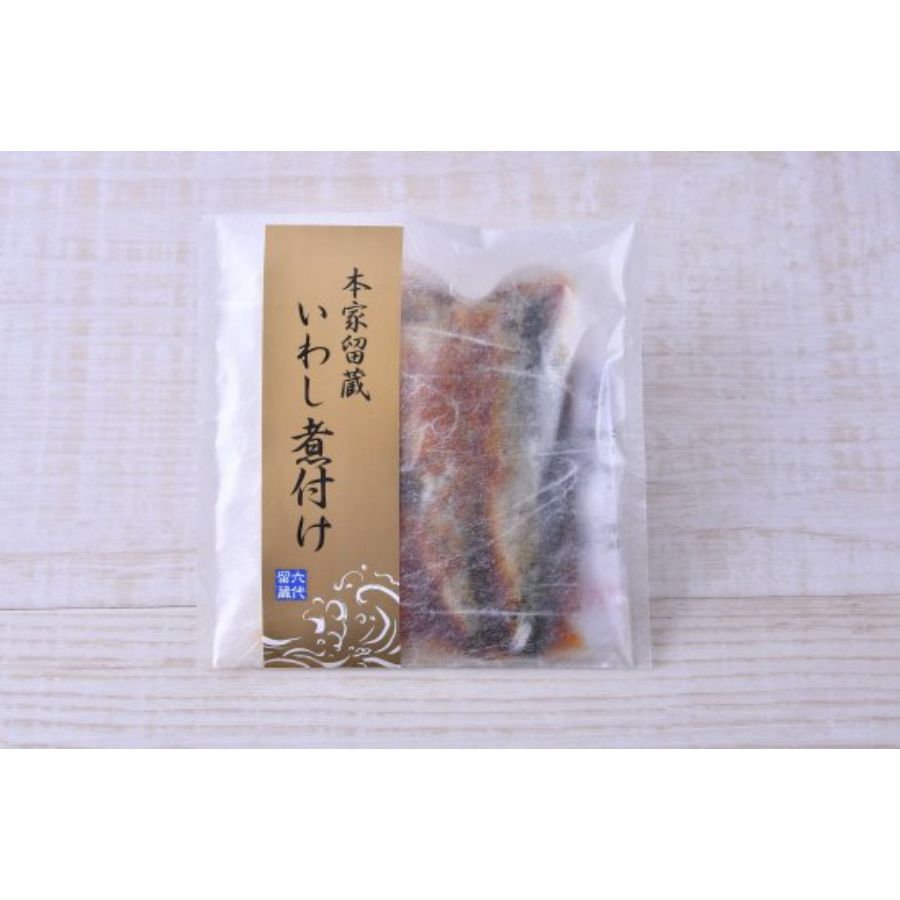 ＜本家留蔵＞いわしの煮つけ、かたくちいわしの卯の花和え詰合せ　（70g×3、90g×3）