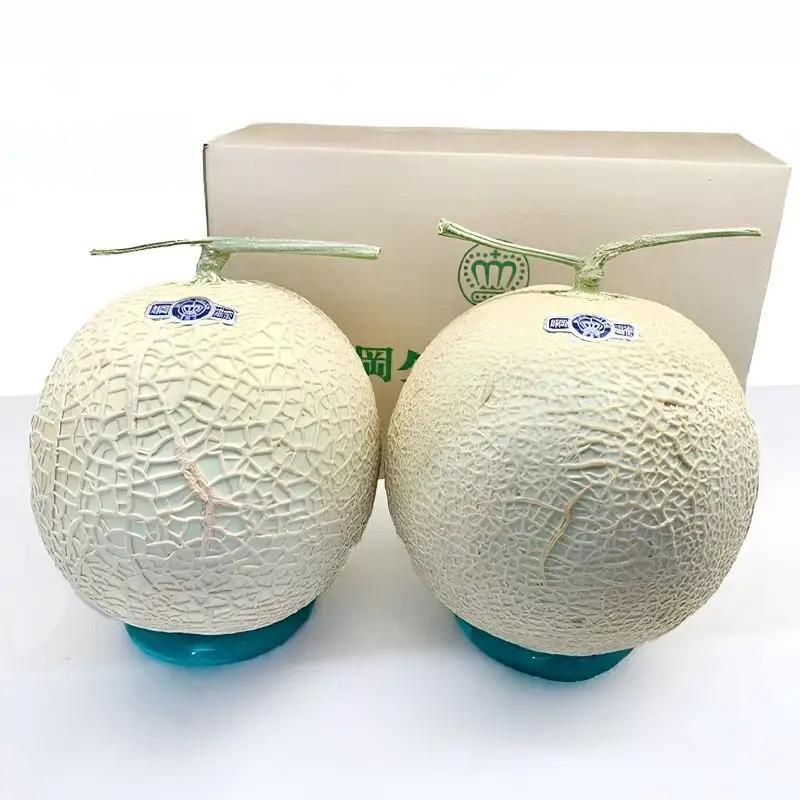 メロン 訳あり クラウン 2玉 静岡 傷 不揃い メロン