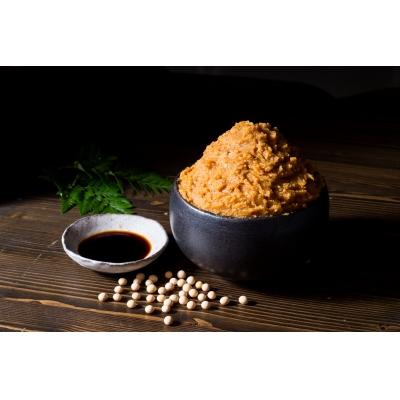 ふるさと納税 臼杵市 赤味噌★カニ醤油の「大豆ゴロゴロ食べる味噌」5kg |  | 01