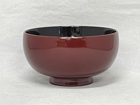 【ふるさと納税】川連漆器　朱うるみ内黒　4.4寸椀 【(株)佐藤商事】[H1-55010]