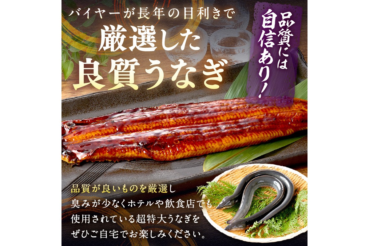 超特大！ふっくら肉厚！うなぎ蒲焼 1尾 400g前後 ふるさと納税 鰻 外国産 ウナギ 肉厚 蒲焼 鰻の蒲焼 有頭 蒲焼き