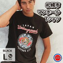 【ふるさと納税】 札幌市 マンホールTシャツ 黒 Lサイズ ファッション メンズ ウィメンズ 1枚 サイズL Tシャツ ブラック マンホールデザイン 札幌 北海道 札幌市