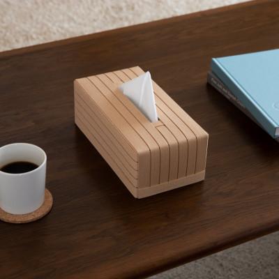 ふるさと納税 奥州市 心地よい暮らしをつくる ティッシュケース Tall ベージュ バンドシー [AR100] |  | 02